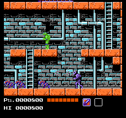 Teenage Mutant Hero Turtles screenshot 4 for NES